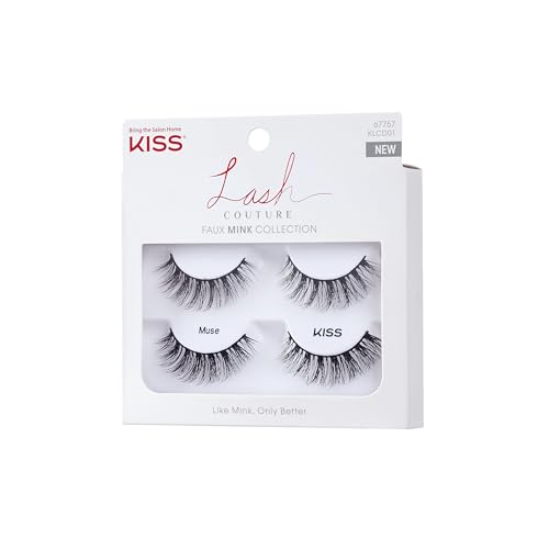 KISS Muse 14mm, paire double, effet dense et sophistiqué.