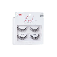 KISS Muse 14mm, cils réutilisables avec soin pour un look durable.