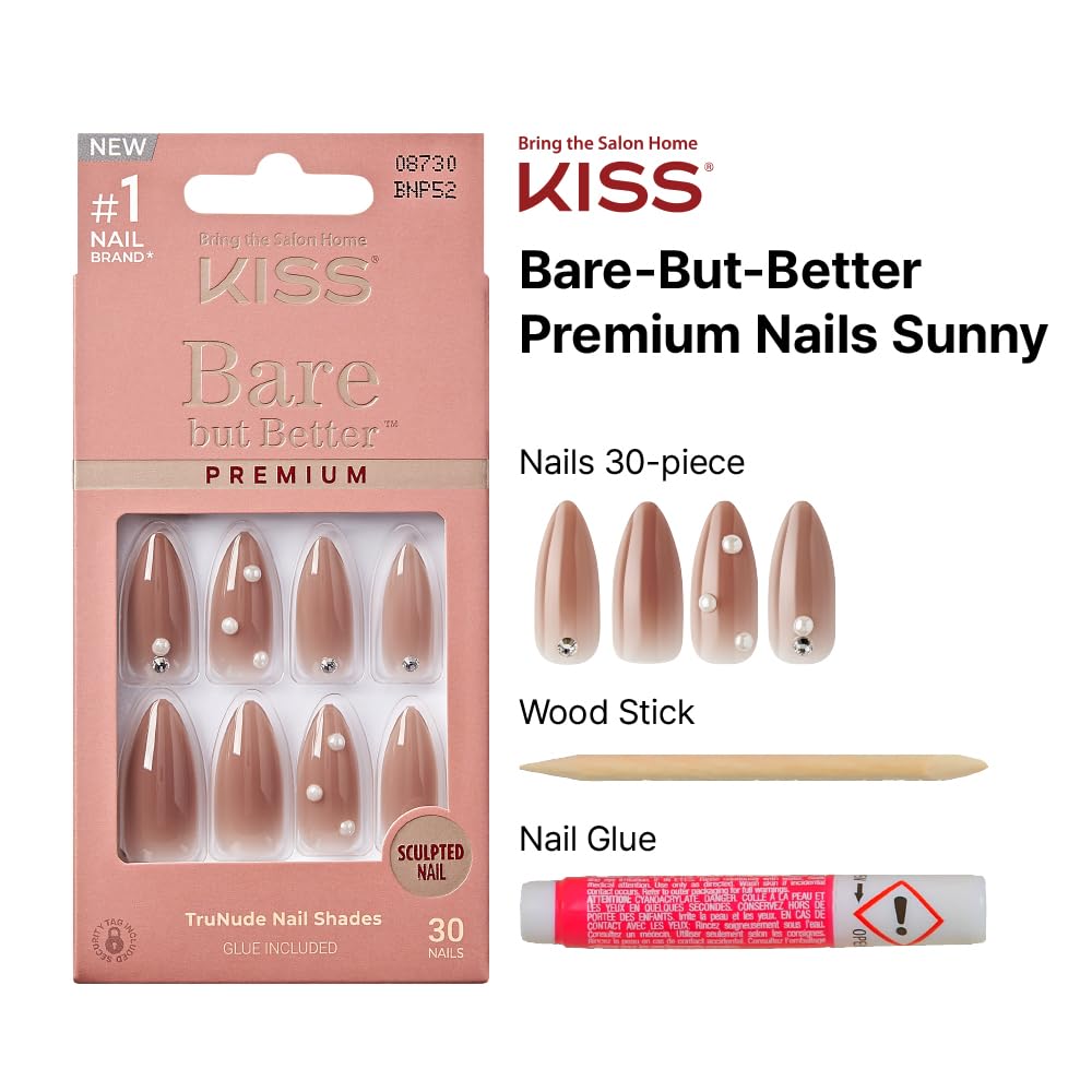Stylo-manucure inclus dans le kit KISS pour une pose précise.