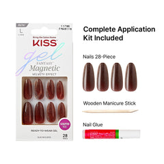 KISS Gel Fantasy: application facile avec colle et lime incluses