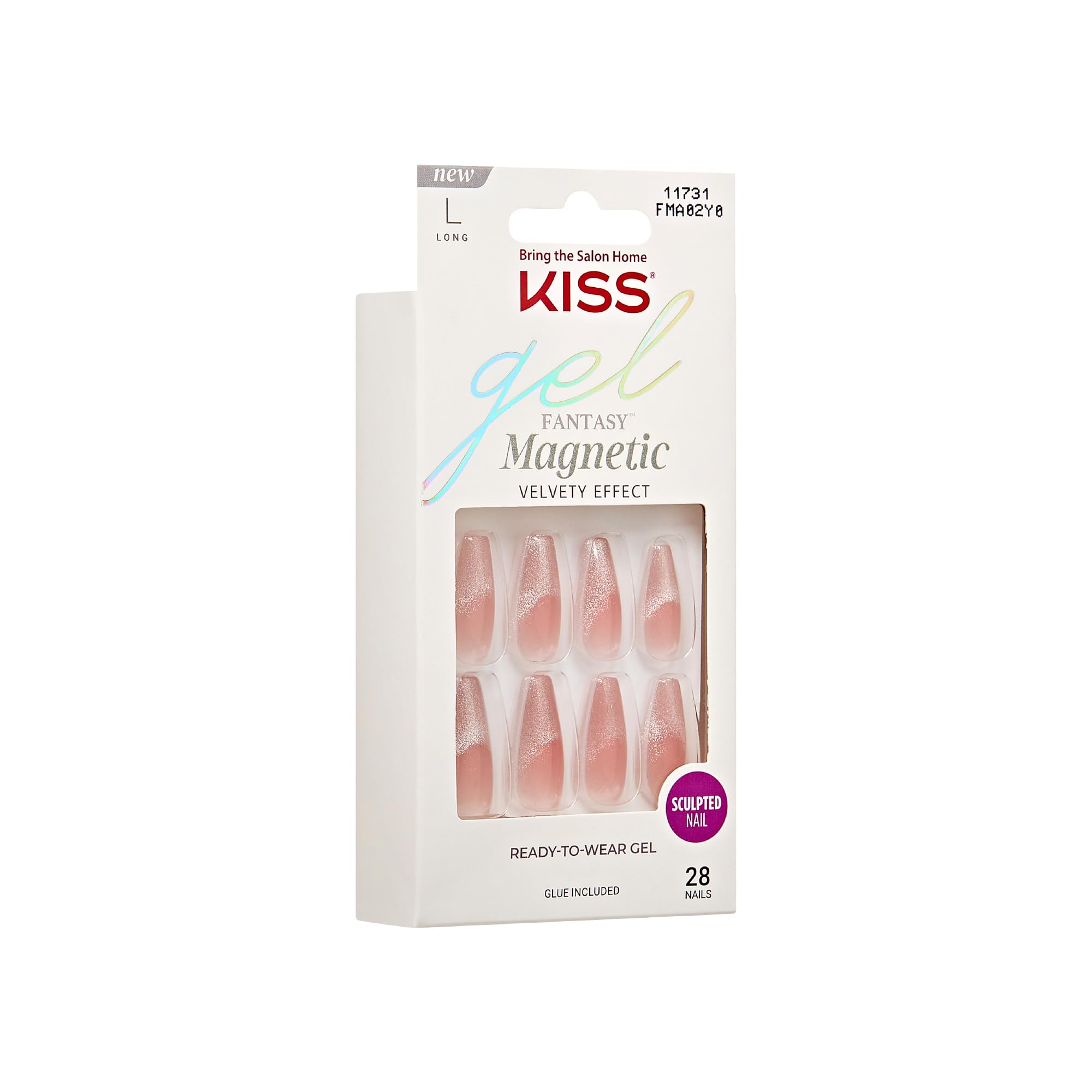 Colle pour ongles KISS Gel Fantasy, tenue fiable et application simple.