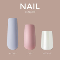 KISS Gel Fantasy kit complet: 28 ongles et colle rose pour manucure express.