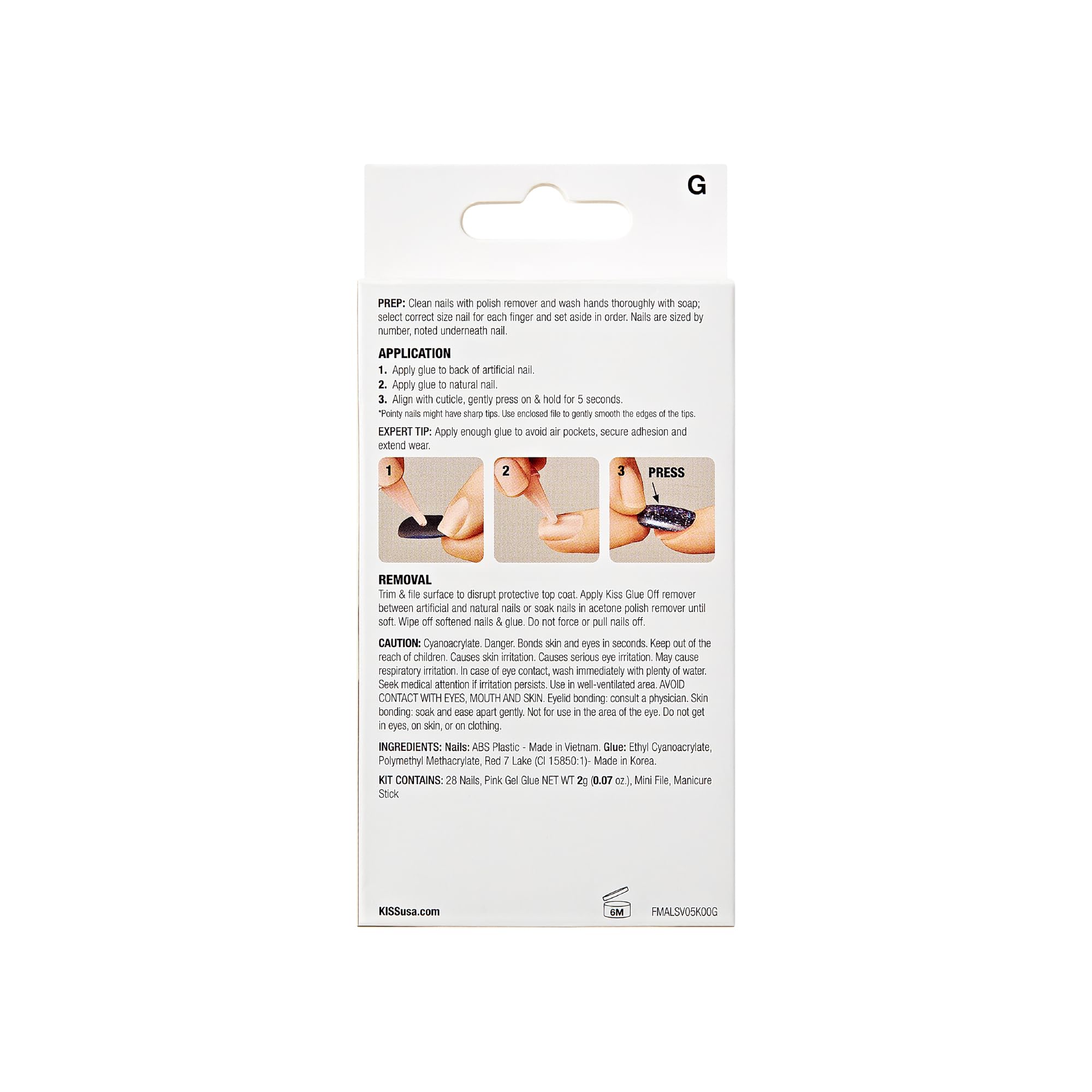 KISS Gel Fantasy: ongles réutilisables offrant durabilité sans abîmer l’ongle naturel