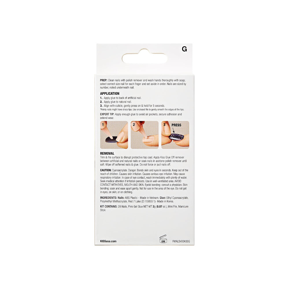 KISS Gel Fantasy: ongles réutilisables offrant durabilité sans abîmer l’ongle naturel