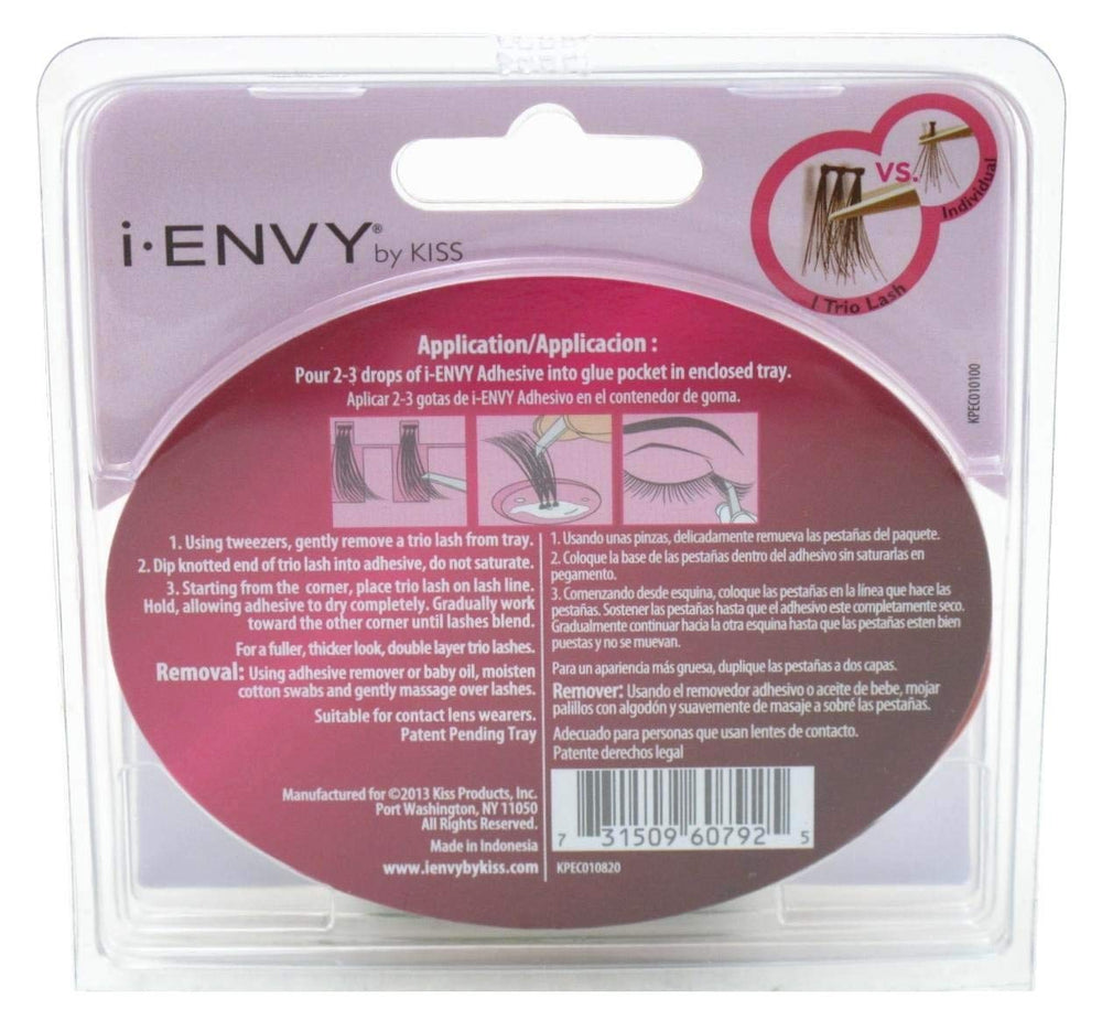 Kiss I Envy Trio Short 30: trio de cils pour un ajout facile et durable.