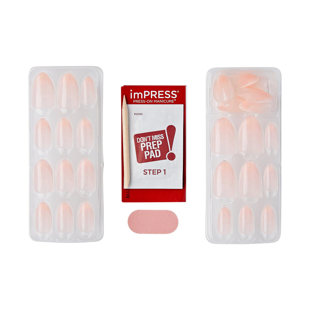 KISS imPRESS kit complet avec préparation et lime inclus.