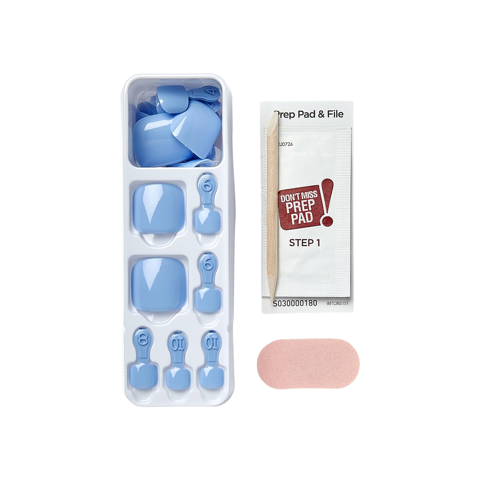 KISS imPRESS No Glue Pedi Purefit: ajustement naturel et confort.