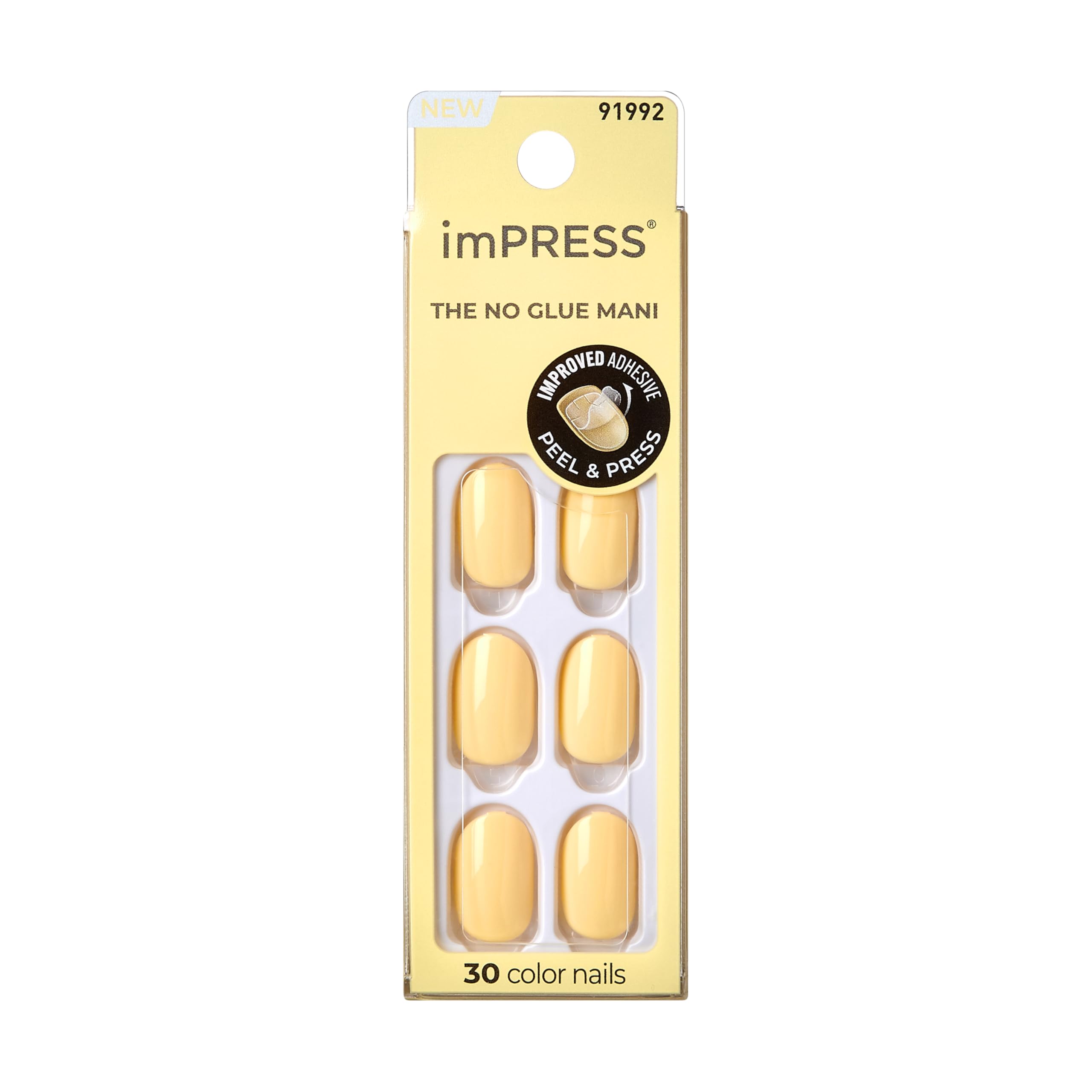 KISS imPRESS Citron-Zeste dans l'emballage prêt à l'emploi