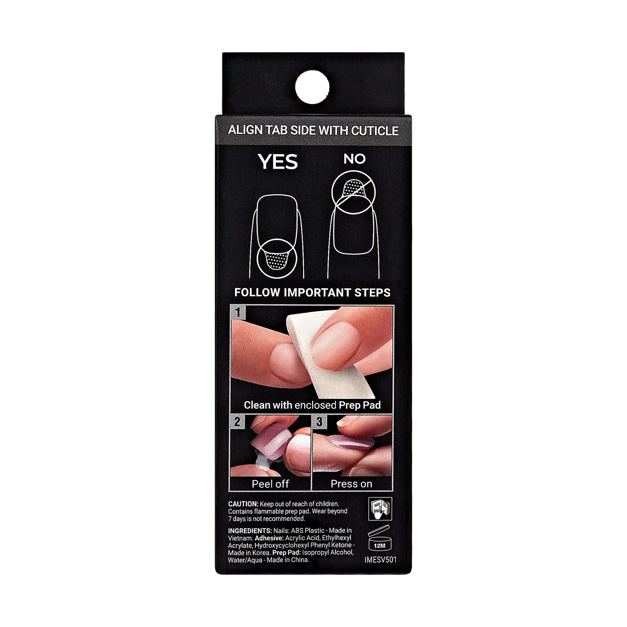 KISS imPRESS: retrait sans effort, respectueux des ongles naturels.