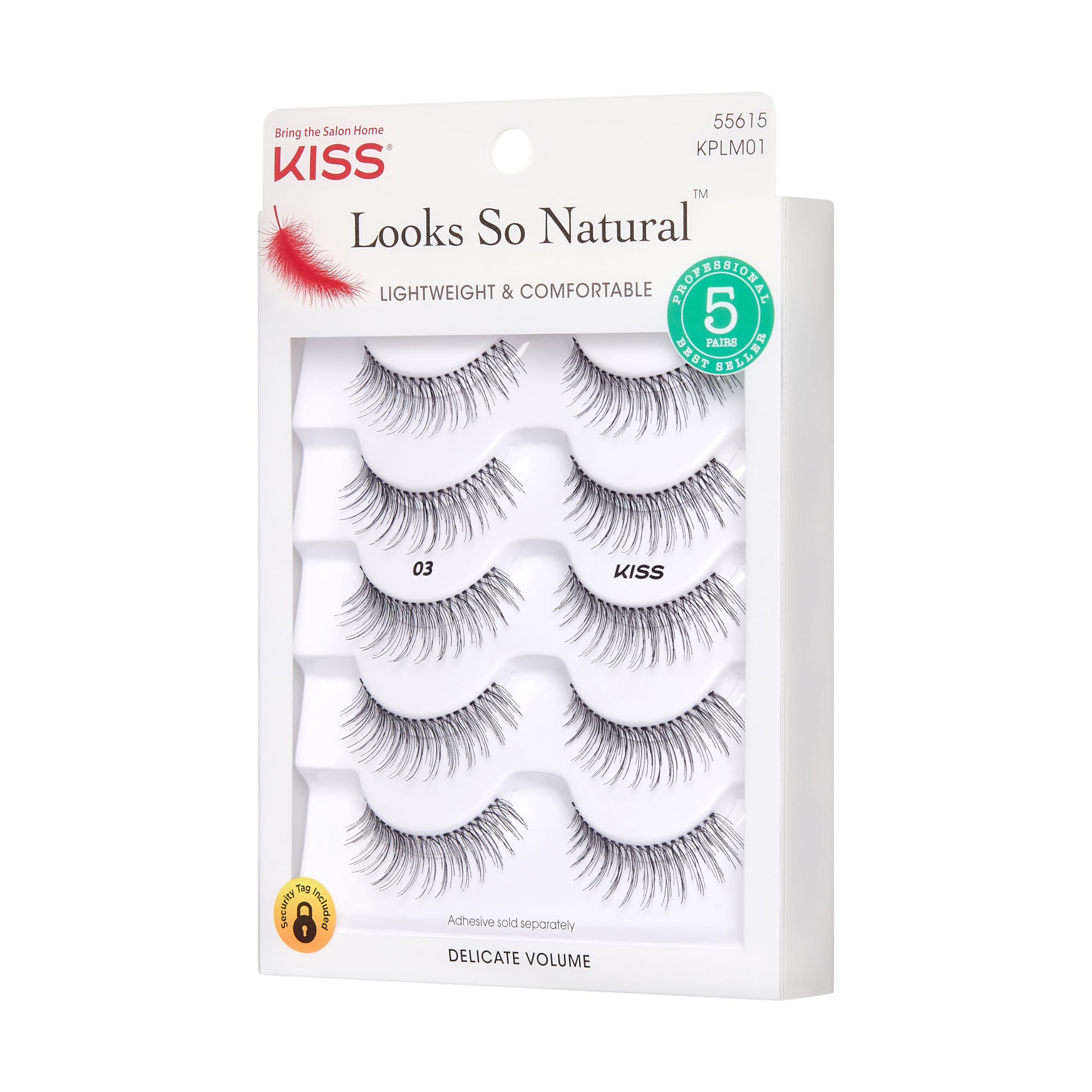 KISS Look Naturel – cils légers comme une plume pour un confort durable