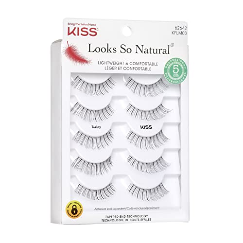 Effet naturel léger et douceur des cils Looks So Natural Sultry 12mm.