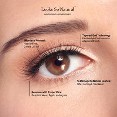 Regard naturel avec les cils KISS Looks So Natural Sultry 12mm.
