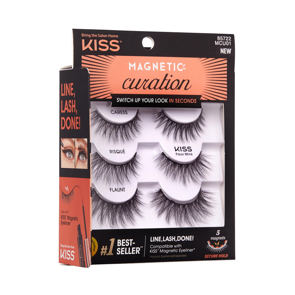 KISS magnétique eyeliner Utilisation guide : application précise et facile.