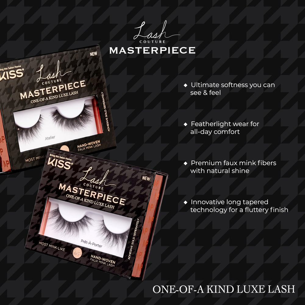 KISS Masterpiece Cruise cils 12 mm pour un regard ouvert et glamour