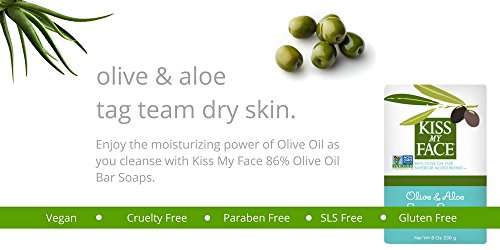 Hydratation des mains avec Kiss My Face Savon Olive Aloe.