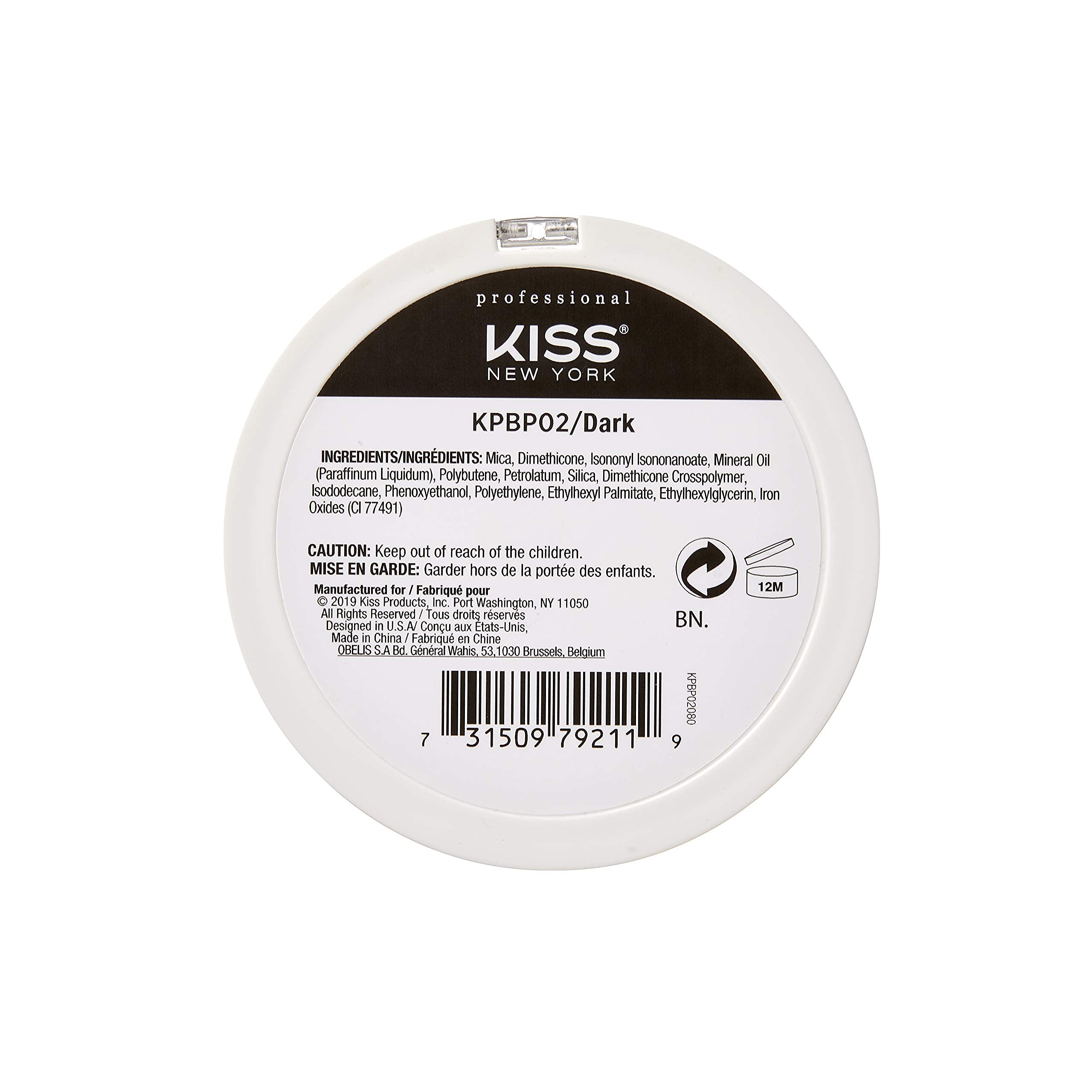 KISS NEW YORK Pro Touch Glow & Bronze poudre corps pour bronzer lumineux et uniforme.