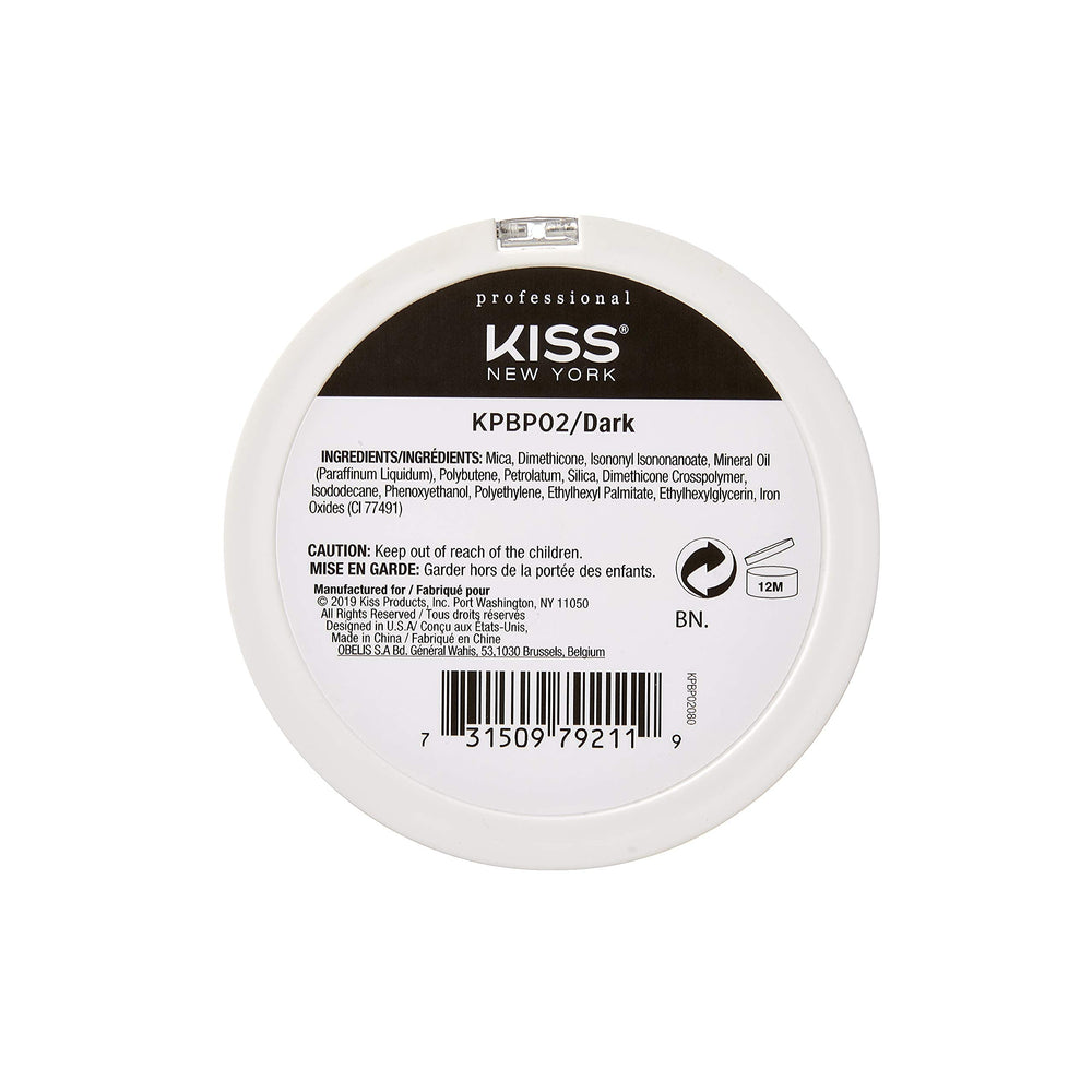 KISS NEW YORK Pro Touch Glow & Bronze poudre corps pour bronzer lumineux et uniforme.