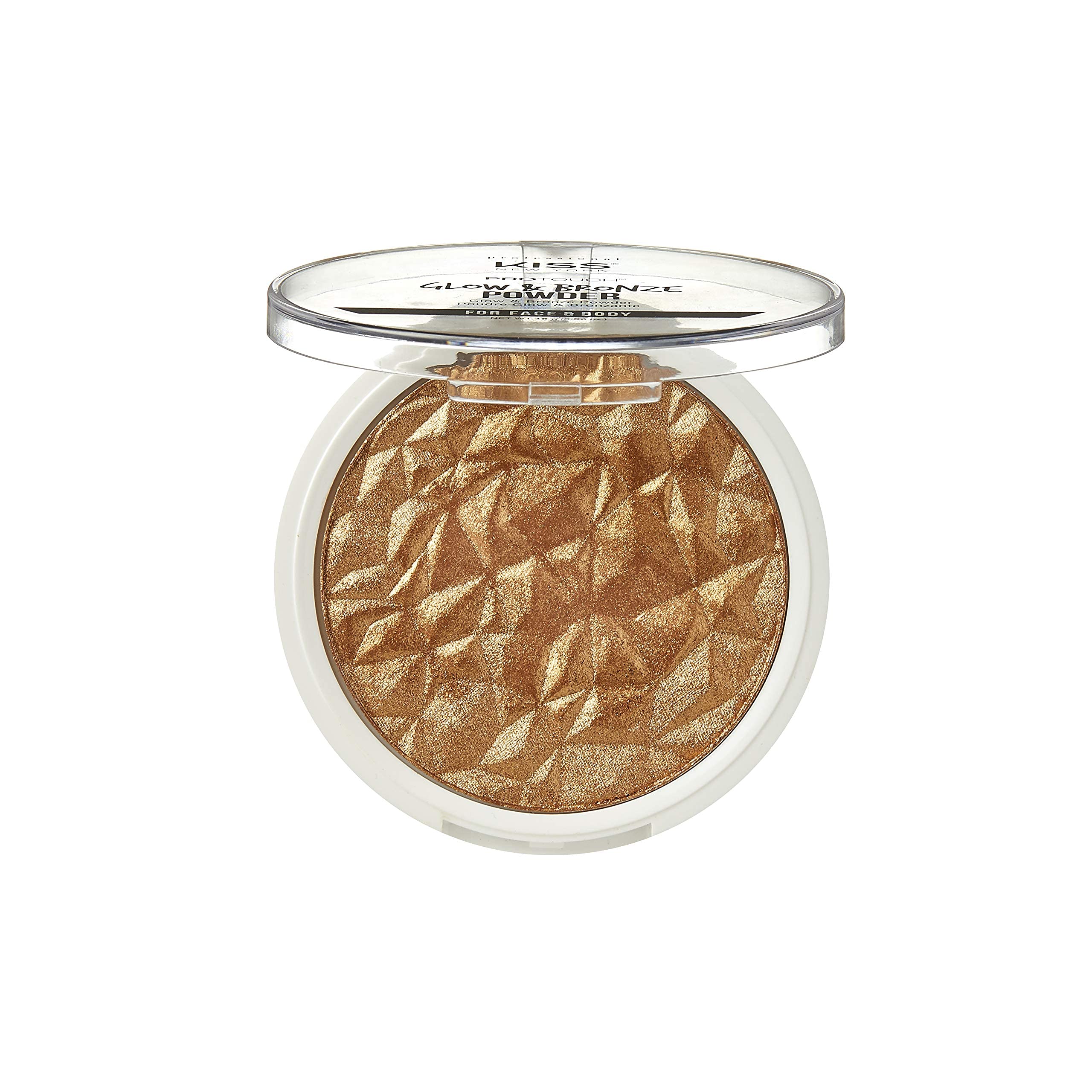 KISS NEW YORK Pro Touch Glow & Bronze texture microfine, application facile.
