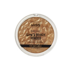 KISS NEW YORK Pro Touch Glow & Bronze poudre visage pour contour précis et éclat durable.