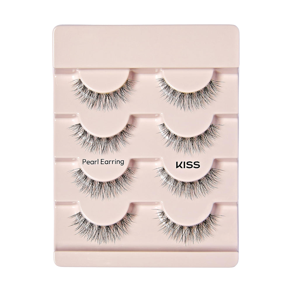 Pack Kiss New Natural, cils en quatre paires, mise en beauté rapide.