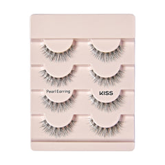 Pack Kiss New Natural, cils en quatre paires, mise en beauté rapide.