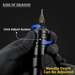 Kiss of Dragon encre tatouage, palette variée pour essais et pratique.