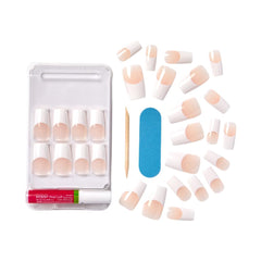 KISS design prêt-à-porter pour ongles coffins longs, parfait pour diverses occasions.