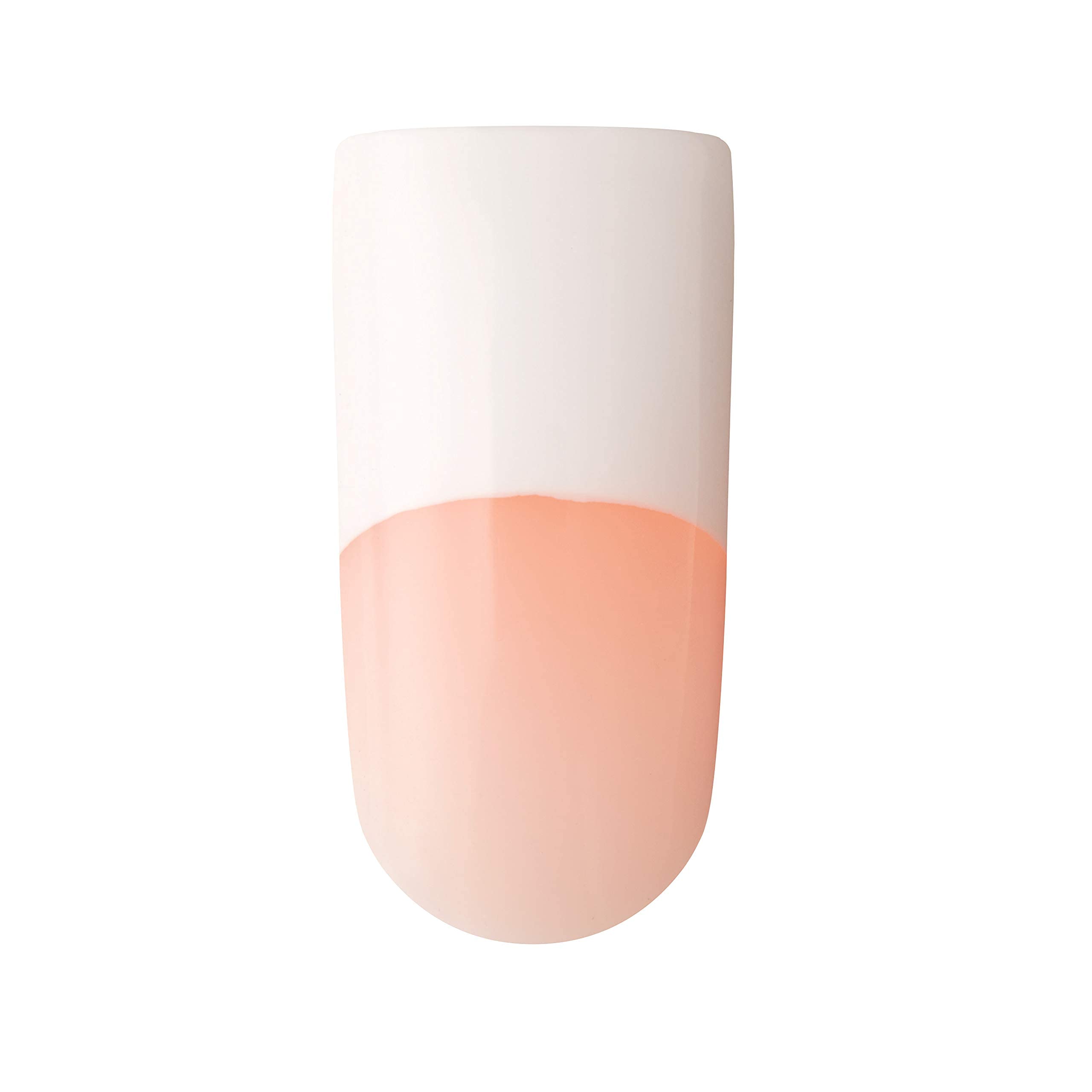 Kiss Salon Acrylique Back Talk Long – rendu naturel grâce à une ligne de cuticule sans couture.