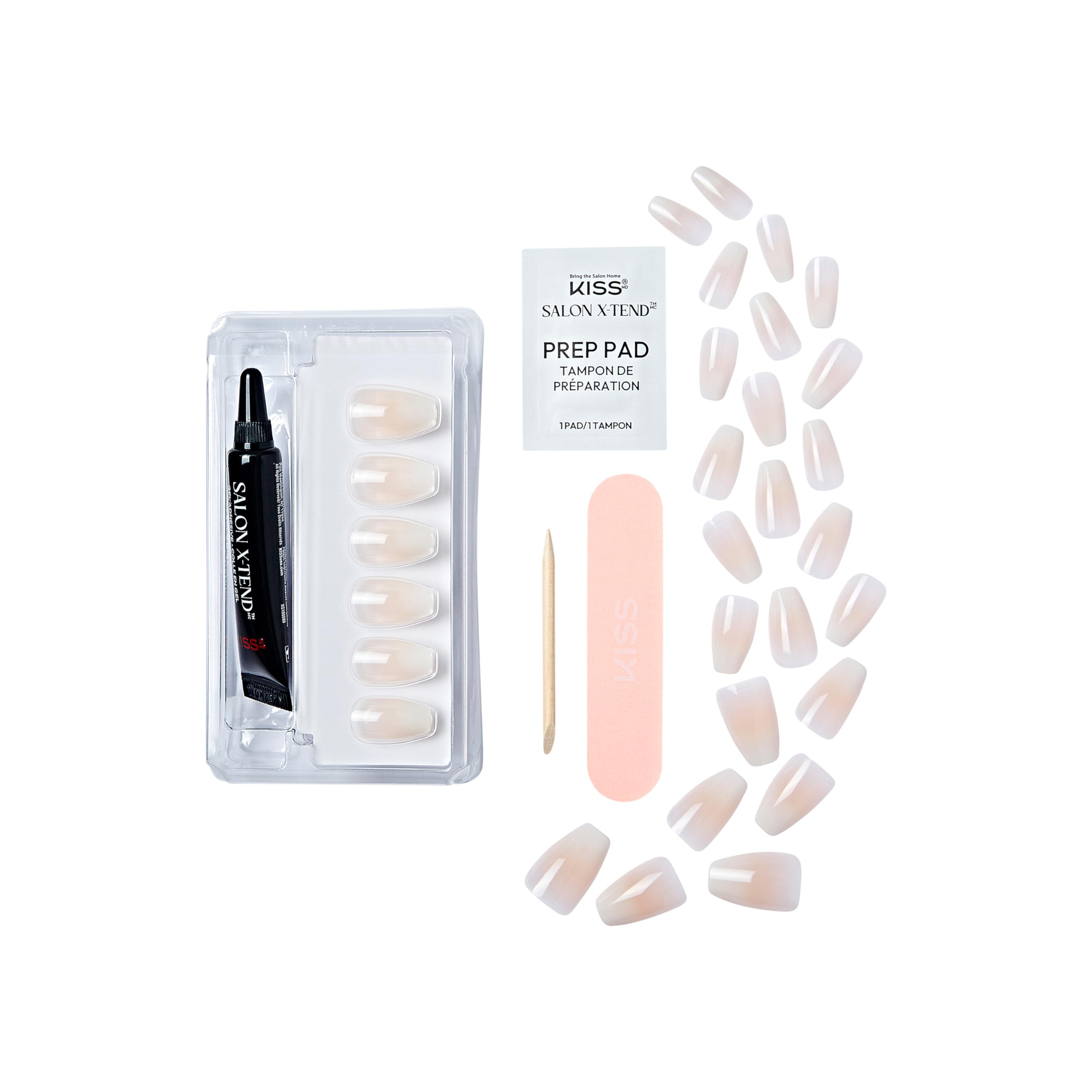 KISS Salon X-tend kit démarrage tout-en-un pour domicile.