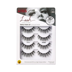 Kiss Triple Push-Up cils 12mm offrant un lifting discret