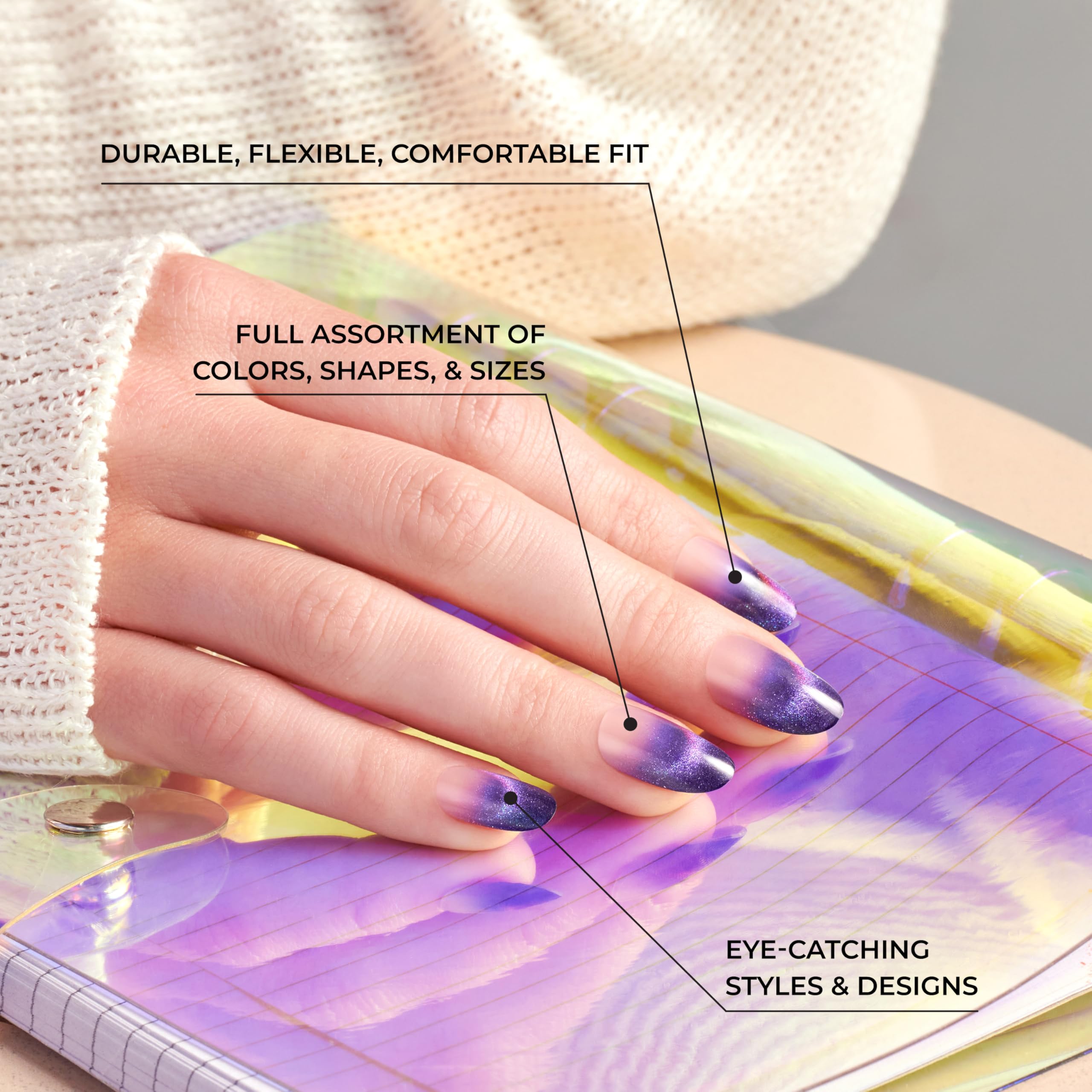 KISS Voguish Fantasy lime à ongles mini : retouche rapide et finition nette