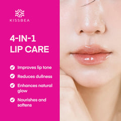 KissBea Lip Lightening – Emballage : présentation pratique pour un usage quotidien.