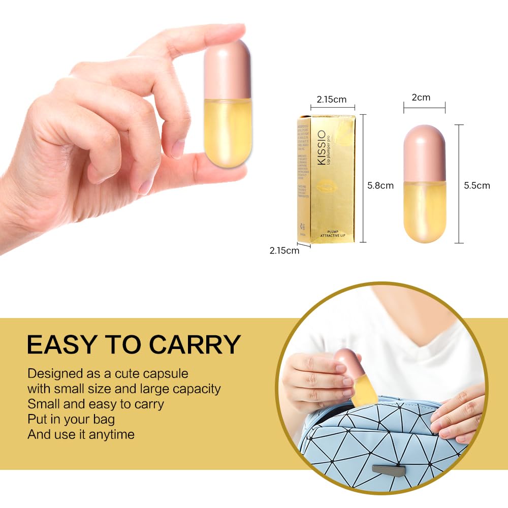KISSIO lip plumper extrait de gingembre pour activation et volume