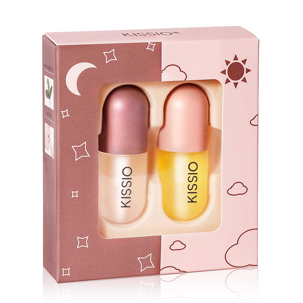 KISSIO Set Repulpant Lèvres avec boîte étui, pratique pour le rangement et le voyage.