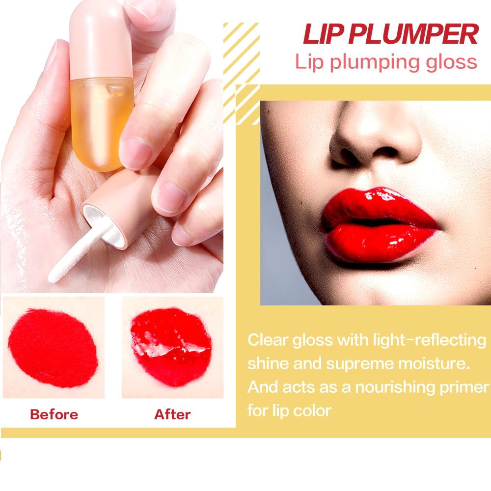 KISSIO lip plumper peut être superposé sur rouge à lèvres pour un look glamour