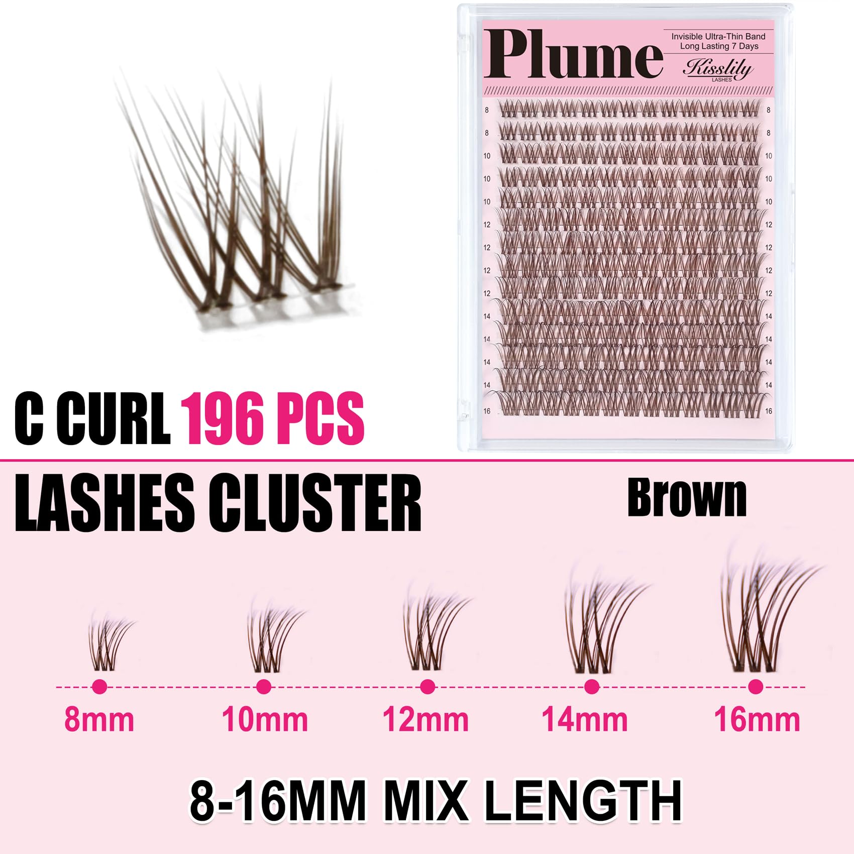 Kisslily Plume Marron – modèle polyvalent pour look quotidien et soigné