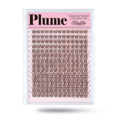 Kisslily Plume Marron – ensemble d extensions naturels pour regard subtil et durable