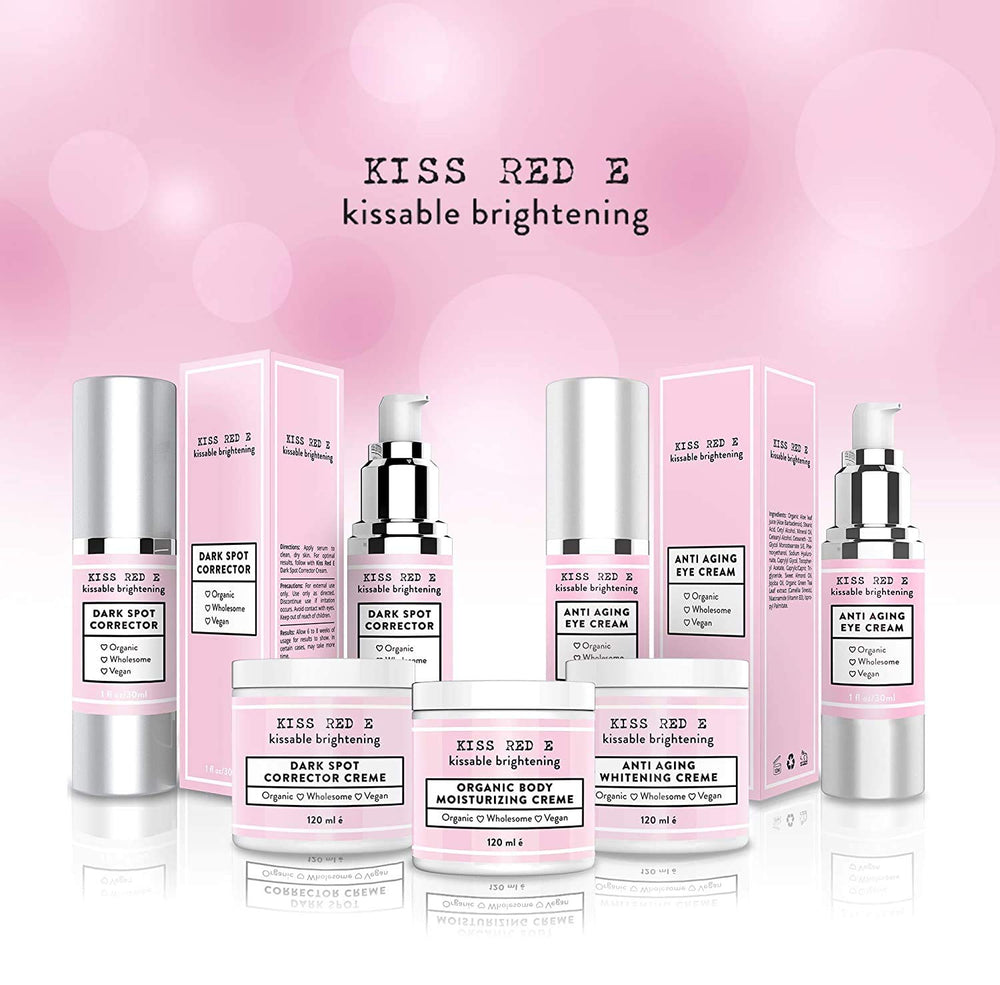Flacon airless KissRedE d1 oz argenté pour une application hygiénique.