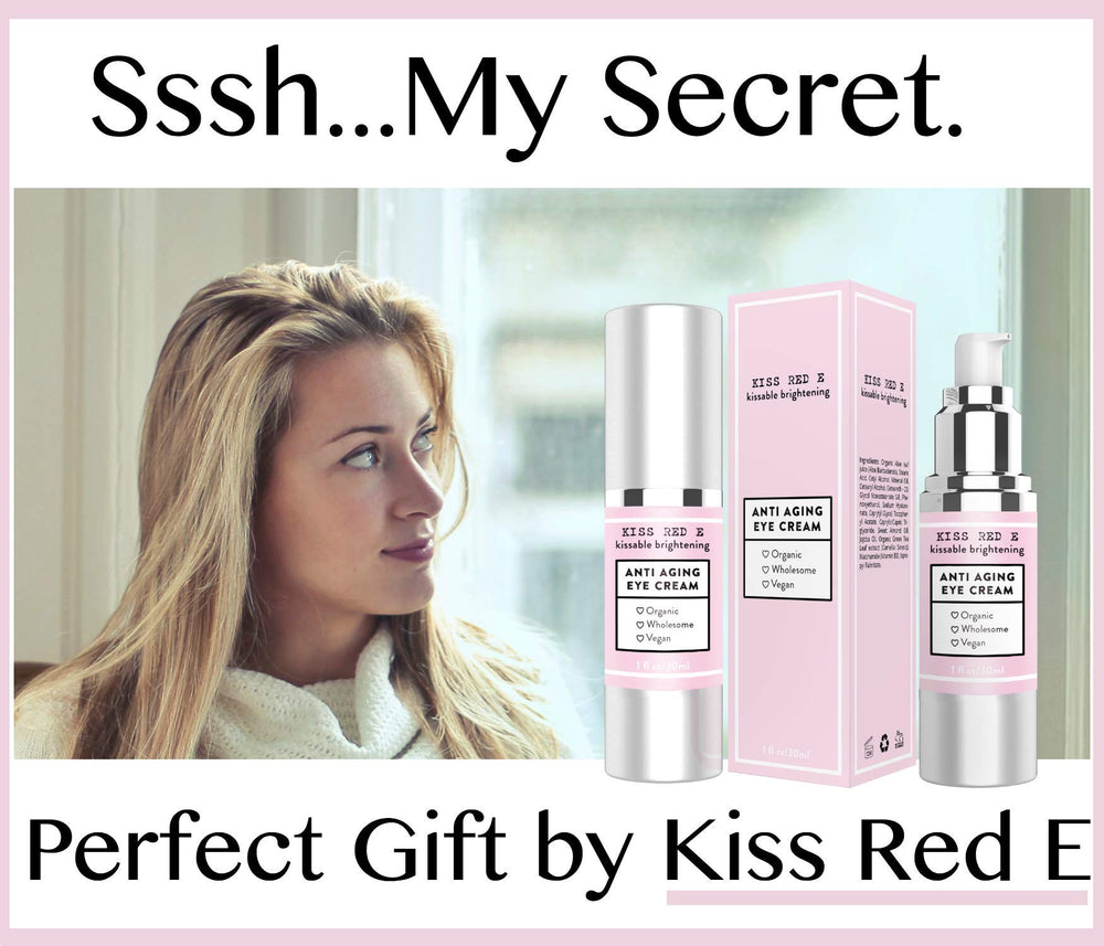 Application quotidienne KissRedE Yeux pour une routine simple et efficace.