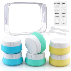 Kitchen GIMS contenants voyage silicone vert 20 ml, étanches et faciles à remplir.