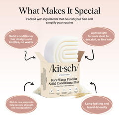 Kitsch application barre cheveux humides, pratique et zéro flacon à emporter