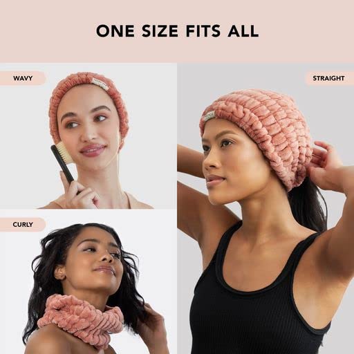 Bandeau confort elasticite Kitsch, s'adapte à toutes les têtes sans serrer.