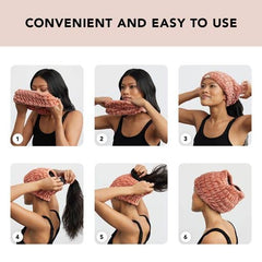 Bandeau lavage visage Kitsch, évite que l'eau et les produits ne coulent dans les cheveux.