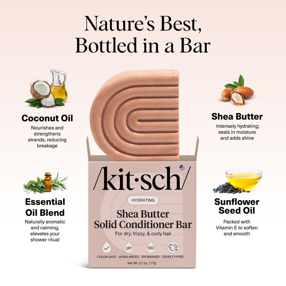 Kitsch Barre au karité – ingrédients naturels pour nourrir en douceur.