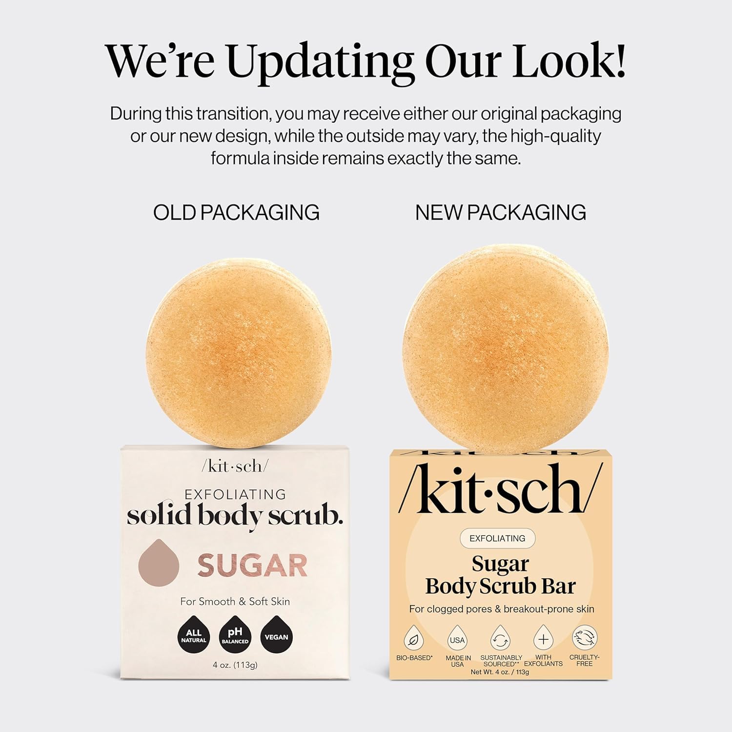 Peau lisse et hydratée après chaque utilisation de Kitsch.
