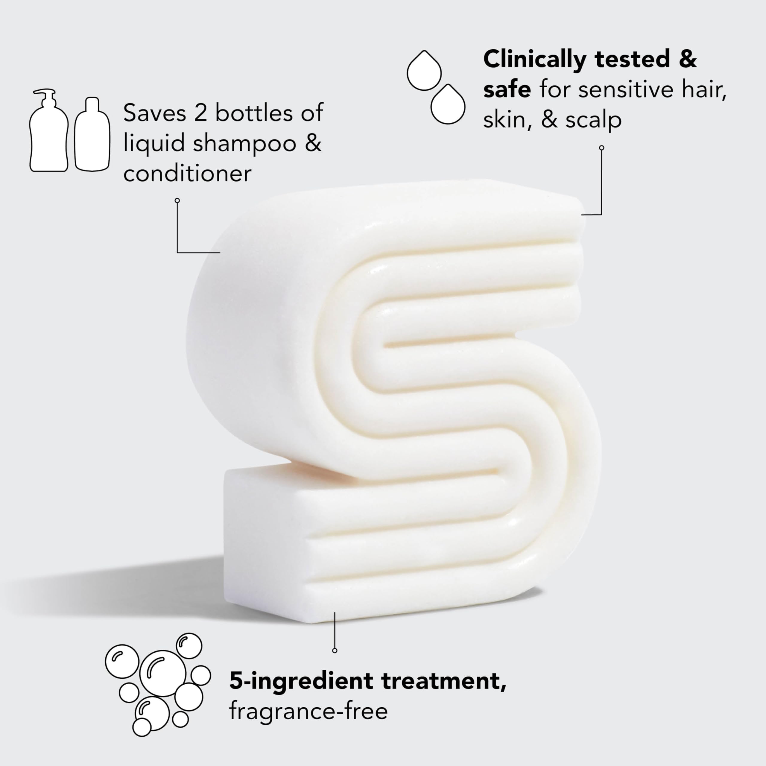 Kitsch barre compacte, pratique pour le voyage et la salle de bain.