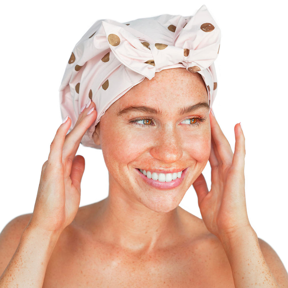 Bonnet de douche Kitsch impermeable offre une protection fiable.