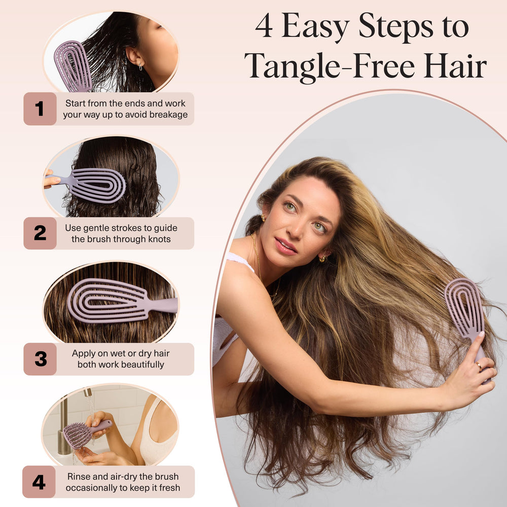Prise en main ergonomique pour un confort optimal pendant le brushing quotidien
