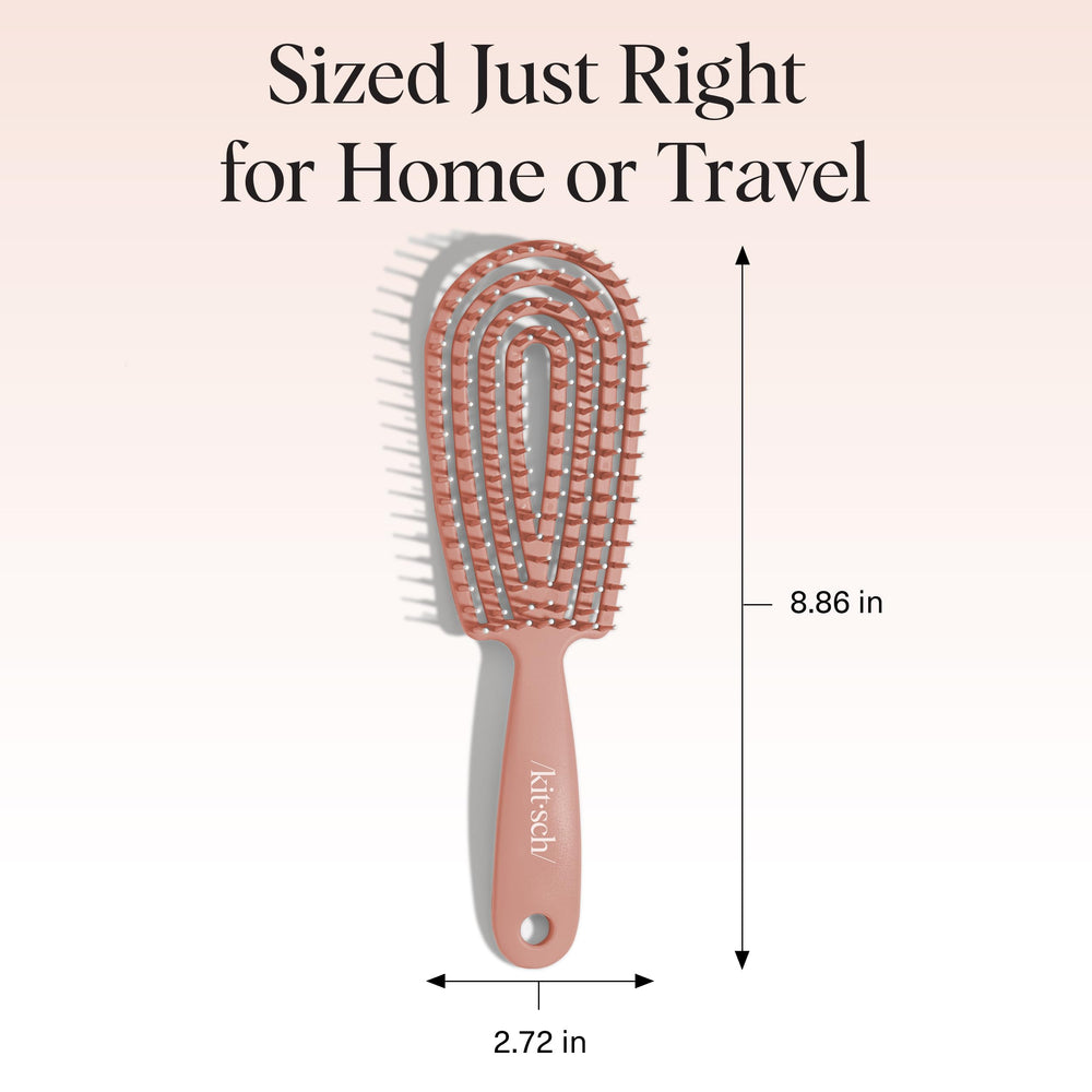 Brosse Kitsch pour usage quotidien, démêle et prépare le coiffage.