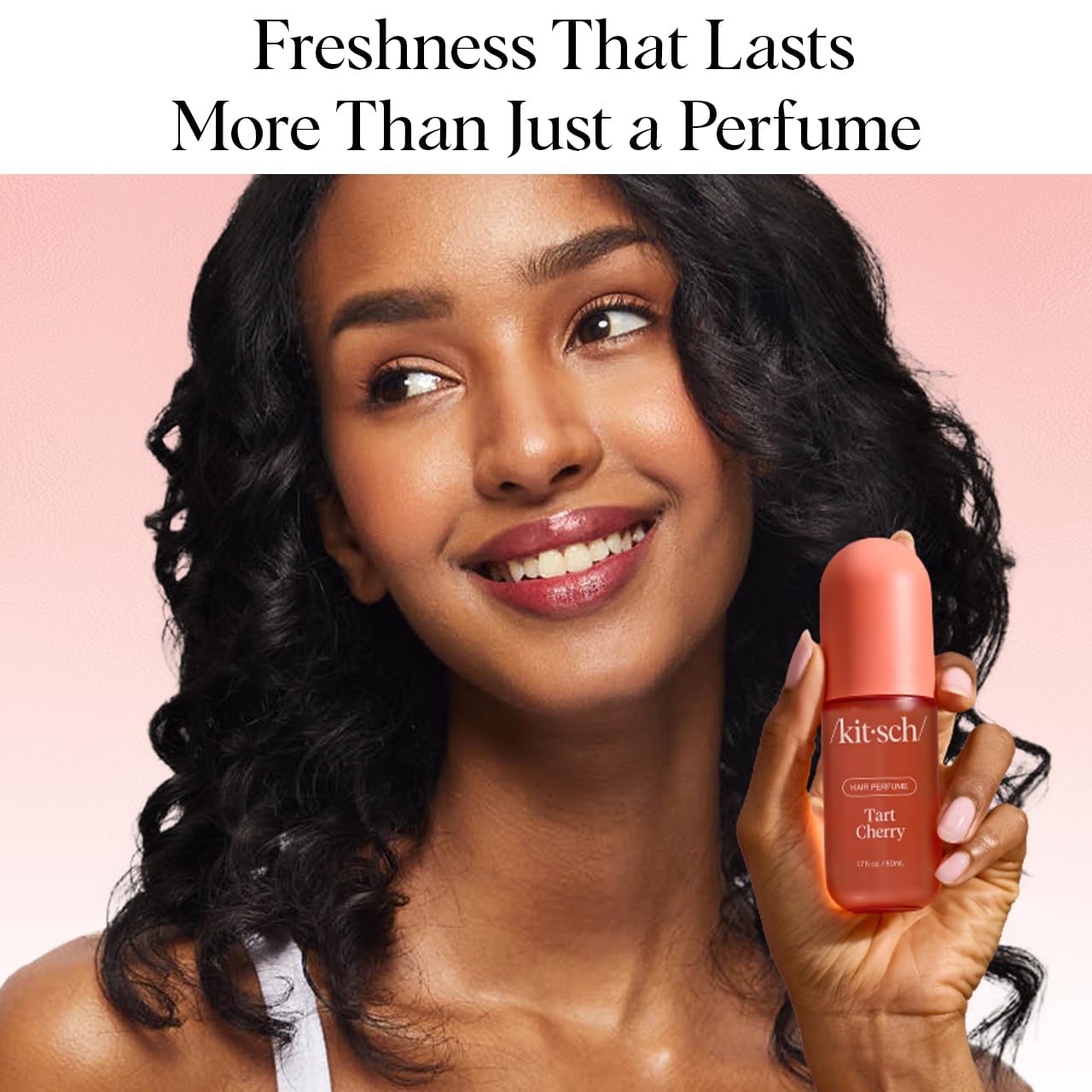 Kitsch brume pour le corps Cerise acide, vaporisation légère sur peau.